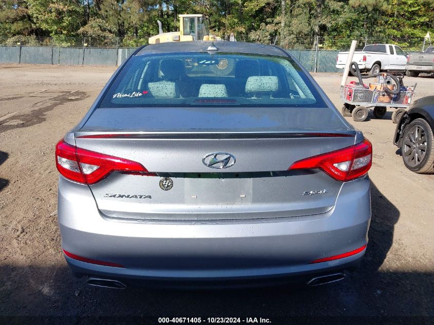 2016 Hyundai Sonata Sport VIN: 5NPE34AF9GH383120 Lot: 40671405