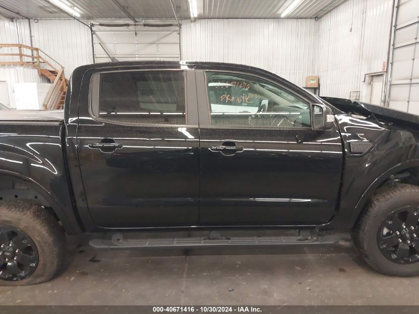 2022 Ford Ranger Lariat VIN: 1FTER4FH9NLD31407 Lot: 40671416