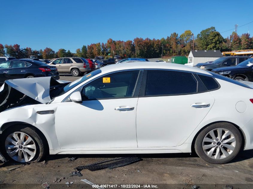 2016 Kia Optima Lx VIN: 5XXGT4L3XGG005749 Lot: 40671417