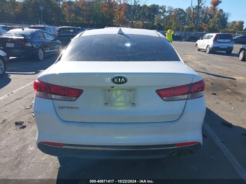 2016 Kia Optima Lx VIN: 5XXGT4L3XGG005749 Lot: 40671417