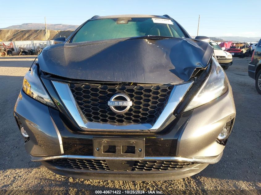 2023 Nissan Murano Sv Intelligent Awd VIN: 5N1AZ2BS6PC140689 Lot: 40671422