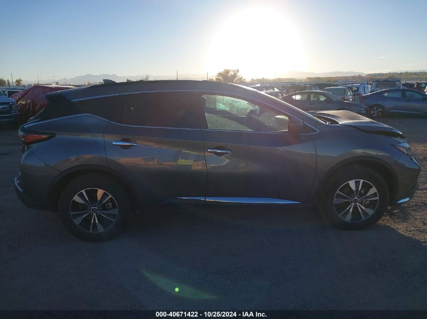 2023 Nissan Murano Sv Intelligent Awd VIN: 5N1AZ2BS6PC140689 Lot: 40671422