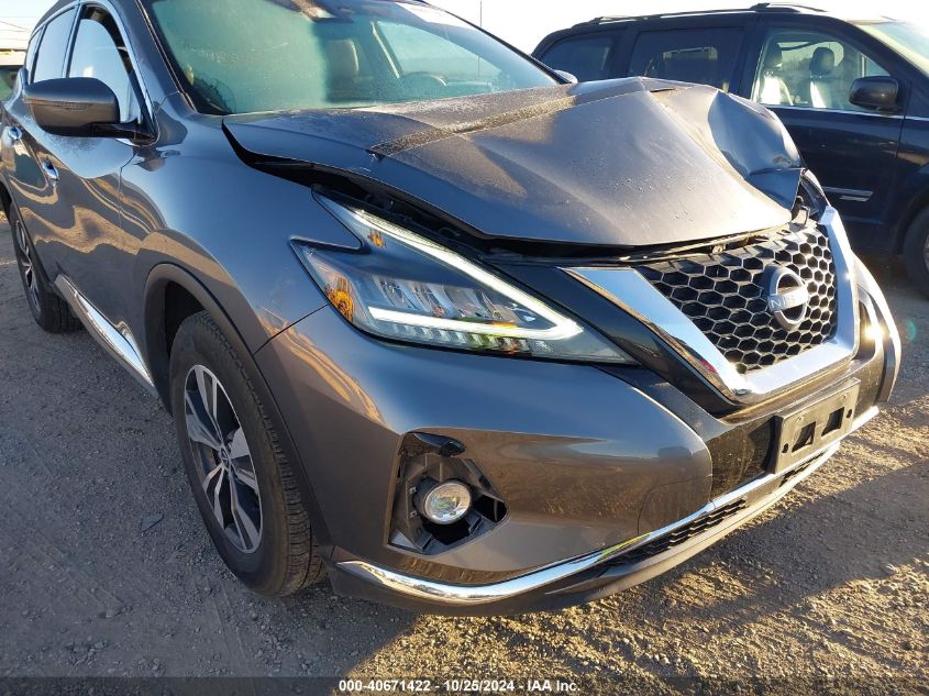 2023 Nissan Murano Sv Intelligent Awd VIN: 5N1AZ2BS6PC140689 Lot: 40671422