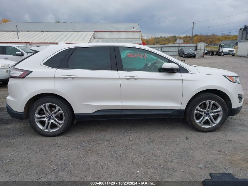 2017 Ford Edge Titanium VIN: 2FMPK4K90HBB91159 Lot: 40671429