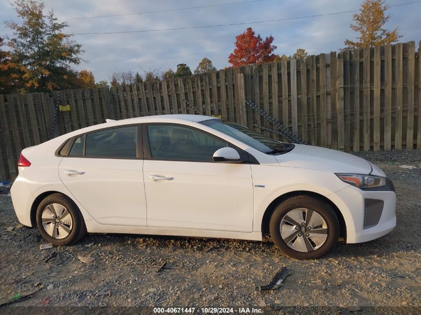 2019 Hyundai Ioniq Hybrid Blue VIN: KMHC65LC9KU171268 Lot: 40671447