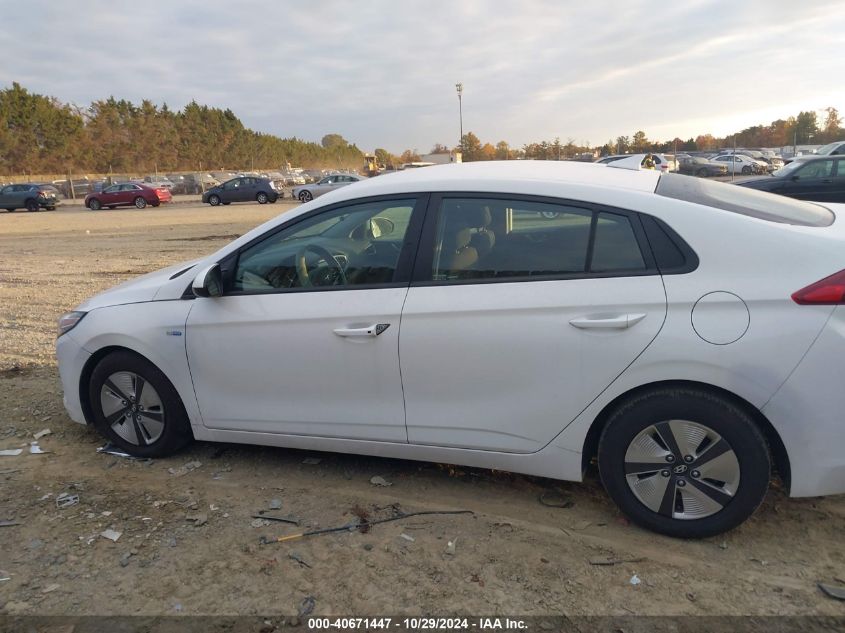 2019 Hyundai Ioniq Hybrid Blue VIN: KMHC65LC9KU171268 Lot: 40671447