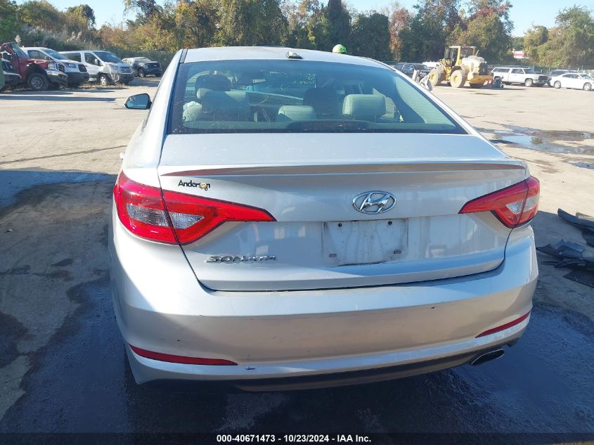 2016 Hyundai Sonata Se VIN: 5NPE24AF6GH408025 Lot: 40671473