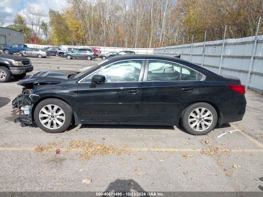 2016 Subaru Legacy 2.5I Premium VIN: 4S3BNBC67G3024715 Lot: 40671495