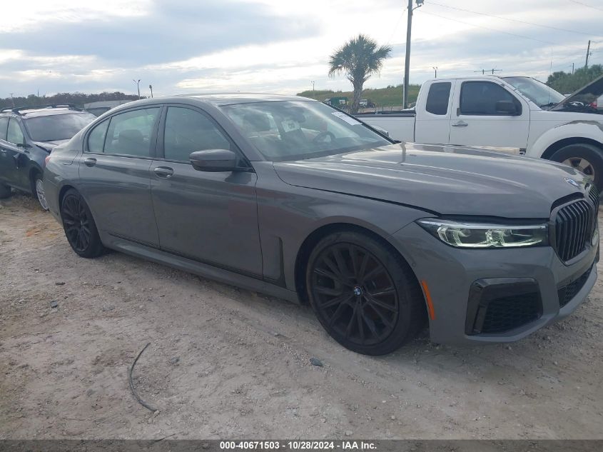 2022 BMW 740 I xDrive VIN: WBA7T4C02NCK43028 Lot: 40671503