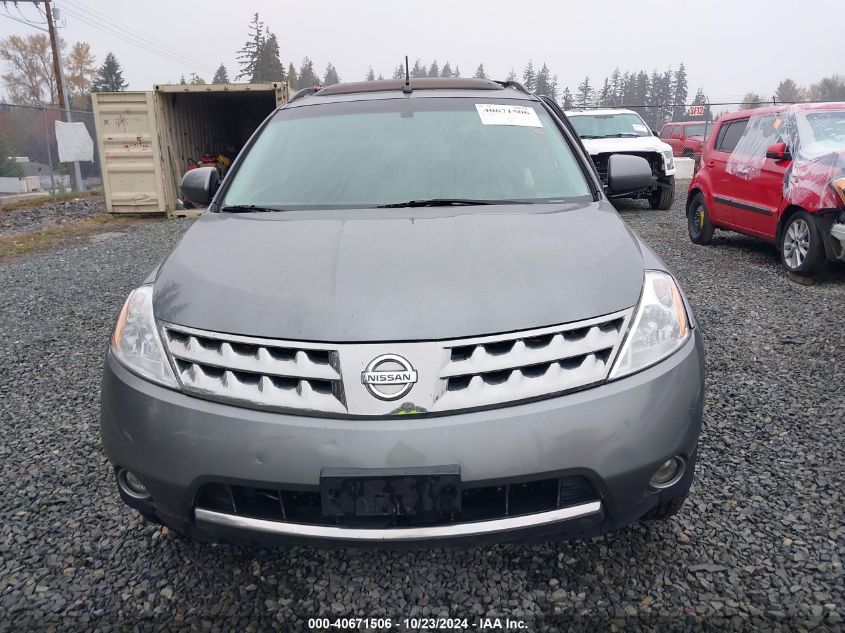 2006 Nissan Murano Sl VIN: JN8AZ08W26W535733 Lot: 40671506