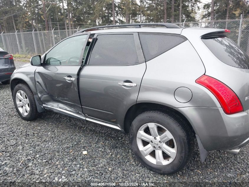 2006 Nissan Murano Sl VIN: JN8AZ08W26W535733 Lot: 40671506