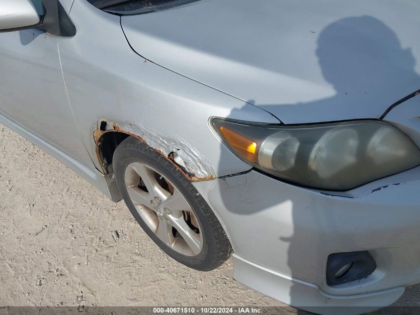 2011 Toyota Corolla S VIN: 2T1BU4EE8BC550323 Lot: 40671510