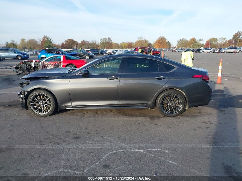 2019 Genesis G80 3.3T Sport VIN: KMHGN4JB3KU299787 Lot: 40671512