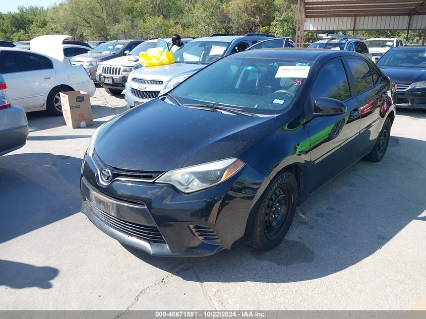 2016 TOYOTA COROLLA LE - 5YFBURHE9GP377136