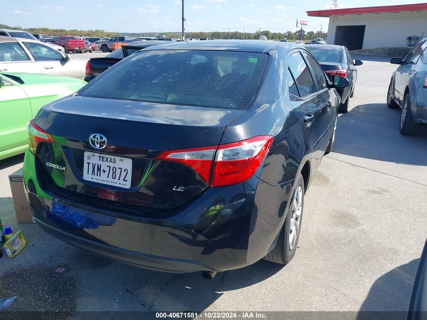 2016 TOYOTA COROLLA LE - 5YFBURHE9GP377136