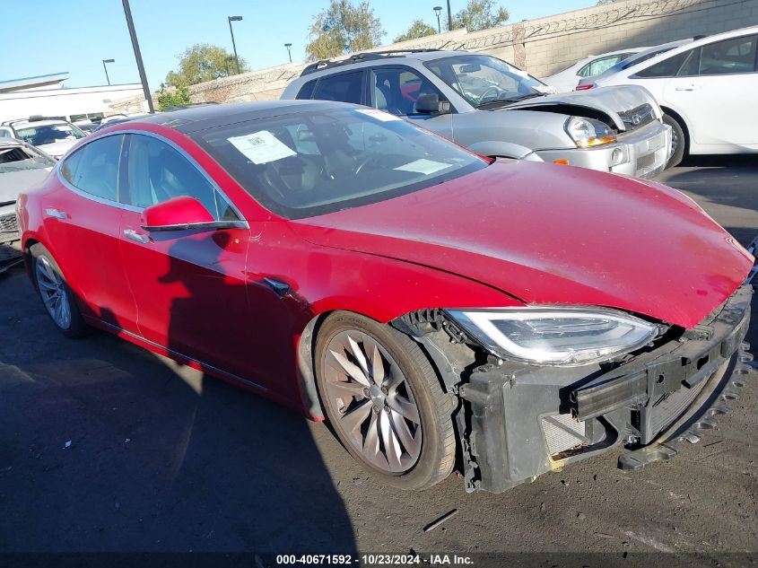 2018 Tesla Model S 100D/75D/P100D VIN: 5YJSA1E21JF290791 Lot: 40671592