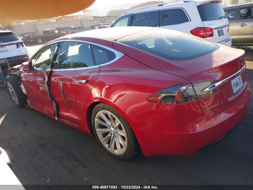 2018 Tesla Model S 100D/75D/P100D VIN: 5YJSA1E21JF290791 Lot: 40671592