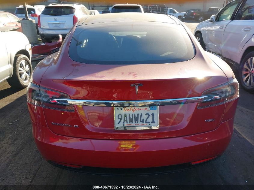 2018 Tesla Model S 100D/75D/P100D VIN: 5YJSA1E21JF290791 Lot: 40671592