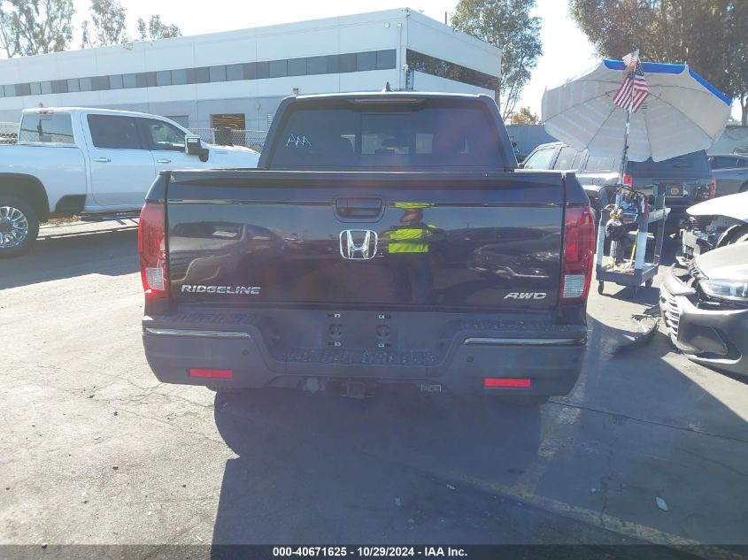 2017 Honda Ridgeline Black Edition VIN: 5FPYK3F88HB010727 Lot: 40671625