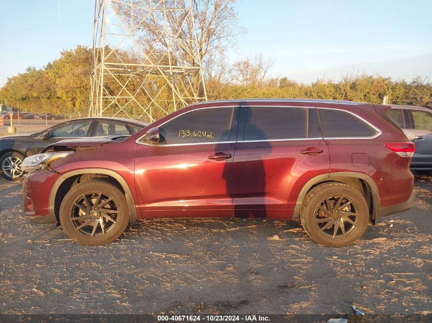 2018 Toyota Highlander Limited VIN: 5TDDZRFH8JS851048 Lot: 40671624