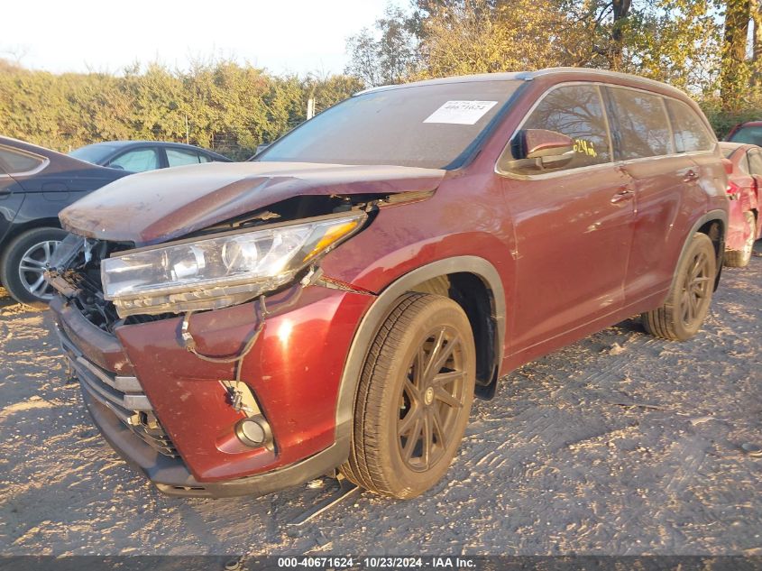 2018 Toyota Highlander Limited VIN: 5TDDZRFH8JS851048 Lot: 40671624