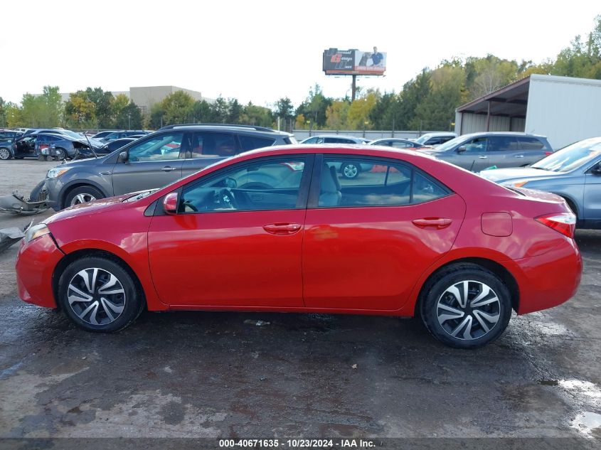 2015 Toyota Corolla Le VIN: 5YFBURHE4FP259350 Lot: 40671635