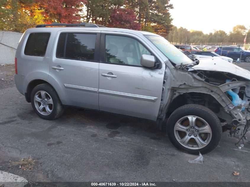 2012 Honda Pilot Ex-L VIN: 5FNYF4H63CB072897 Lot: 40671639