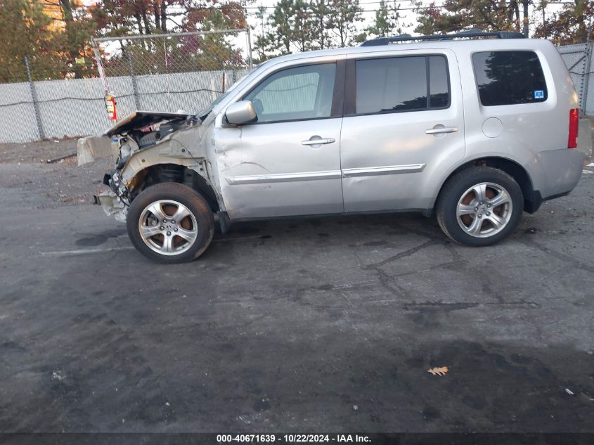 2012 Honda Pilot Ex-L VIN: 5FNYF4H63CB072897 Lot: 40671639