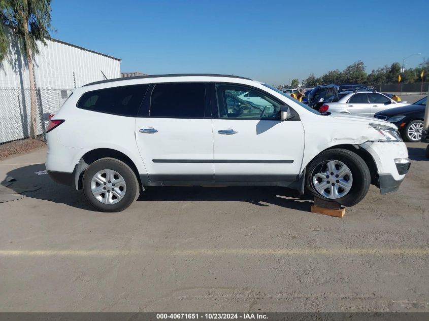 2016 Chevrolet Traverse Ls VIN: 1GNKRFEDXGJ188695 Lot: 40671651