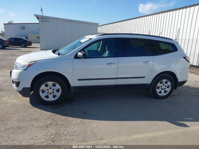 2016 Chevrolet Traverse Ls VIN: 1GNKRFEDXGJ188695 Lot: 40671651