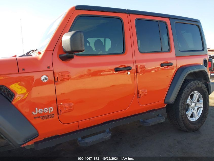 2020 Jeep Wrangler Unlimited Sport S 4X4 VIN: 1C4HJXDN0LW155227 Lot: 40671672