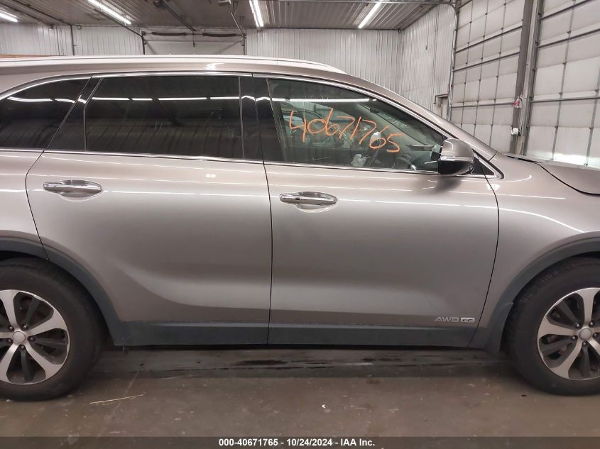 2017 KIA SORENTO 3.3L EX - 5XYPHDA55HG236433