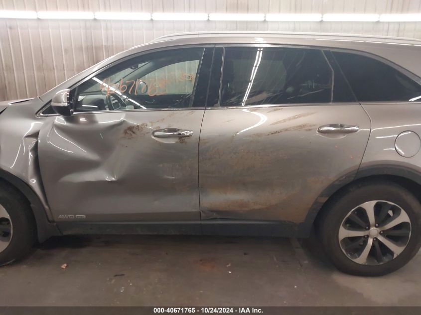 2017 KIA SORENTO 3.3L EX - 5XYPHDA55HG236433