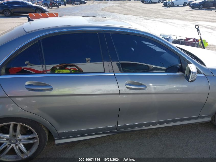 2014 Mercedes-Benz C 250 Luxury/Sport VIN: WDDGF4HB9EG236113 Lot: 40671785