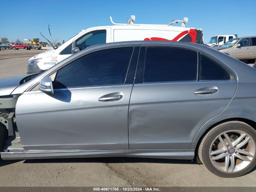 2014 Mercedes-Benz C 250 Luxury/Sport VIN: WDDGF4HB9EG236113 Lot: 40671785