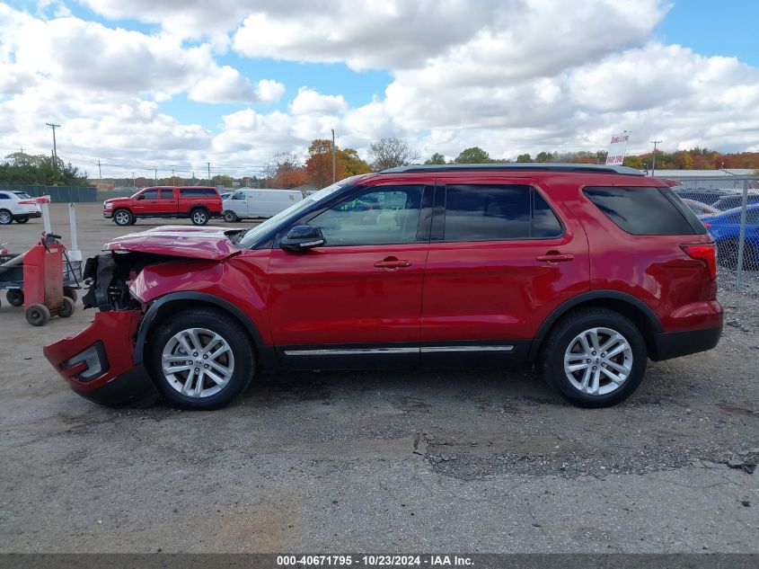 2017 Ford Explorer Xlt VIN: 1FM5K7D86HGD80646 Lot: 40671795