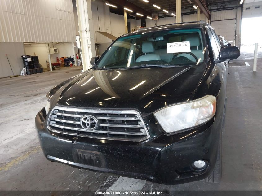 2010 Toyota Highlander Limited VIN: JTEDK3EH7A2154895 Lot: 40671806