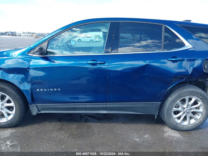 2020 Chevrolet Equinox Fwd Lt 1.5L Turbo VIN: 2GNAXKEV1L6122434 Lot: 40671829