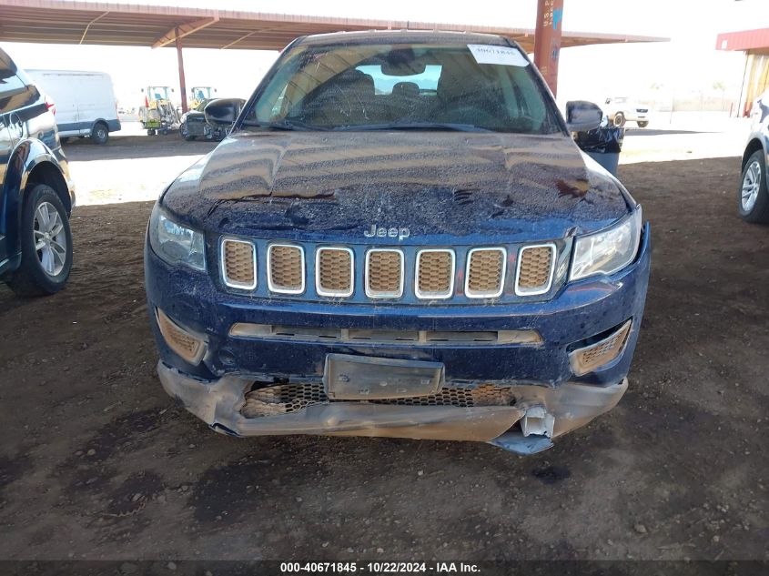 2018 Jeep Compass Sport Fwd VIN: 3C4NJCAB2JT193390 Lot: 40671845