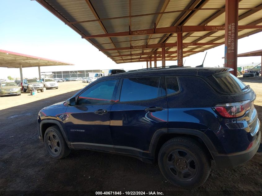 2018 Jeep Compass Sport Fwd VIN: 3C4NJCAB2JT193390 Lot: 40671845