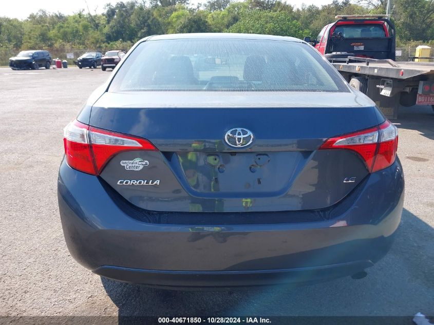 2015 Toyota Corolla Le VIN: 2T1BURHE9FC466025 Lot: 40671850