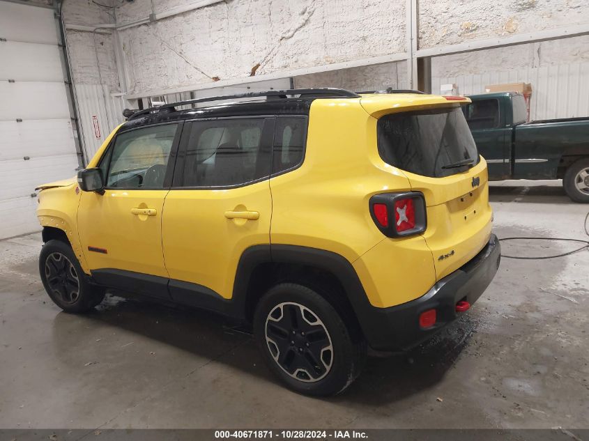 2016 Jeep Renegade Trailhawk VIN: ZACCJBCT1GPD01988 Lot: 40671871