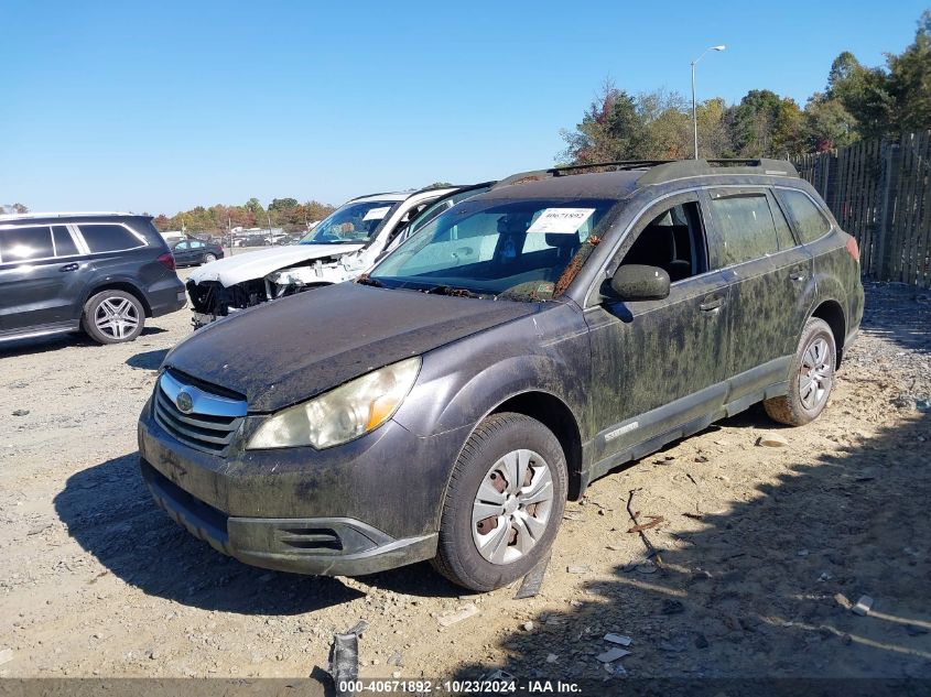 2011 Subaru Outback 2.5I VIN: 4S4BRBAC7B3446033 Lot: 40671892