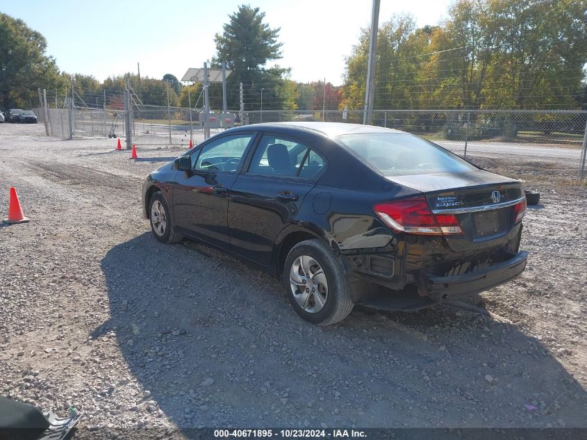 2015 Honda Civic Lx VIN: 19XFB2F59FE036532 Lot: 40671895