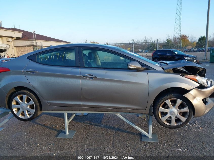 2013 Hyundai Elantra Limited VIN: 5NPDH4AE2DH291671 Lot: 40671947