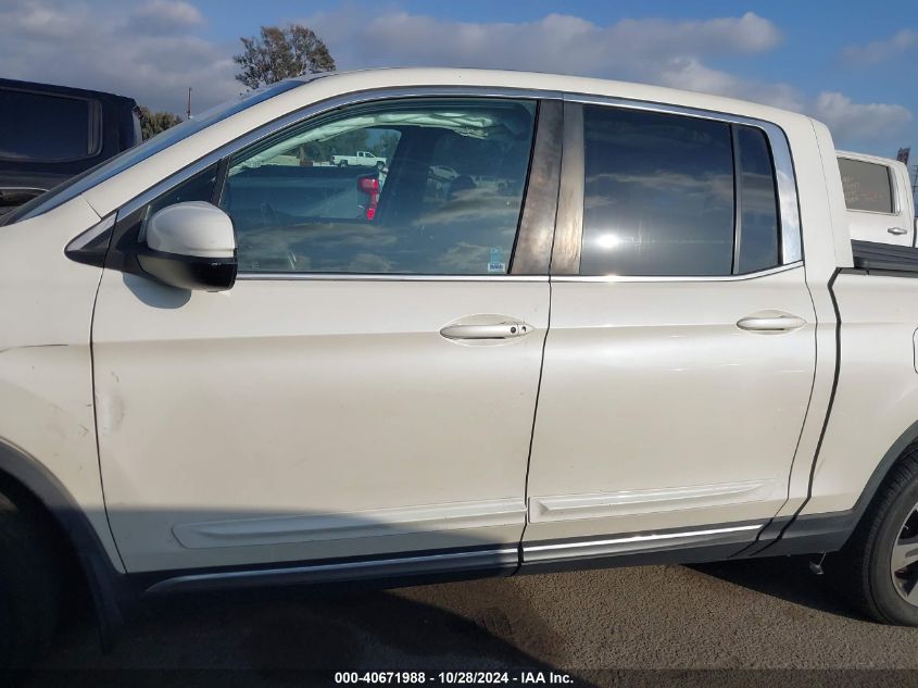 2017 Honda Ridgeline Rtl-T VIN: 5FPYK3F64HB015499 Lot: 40671988