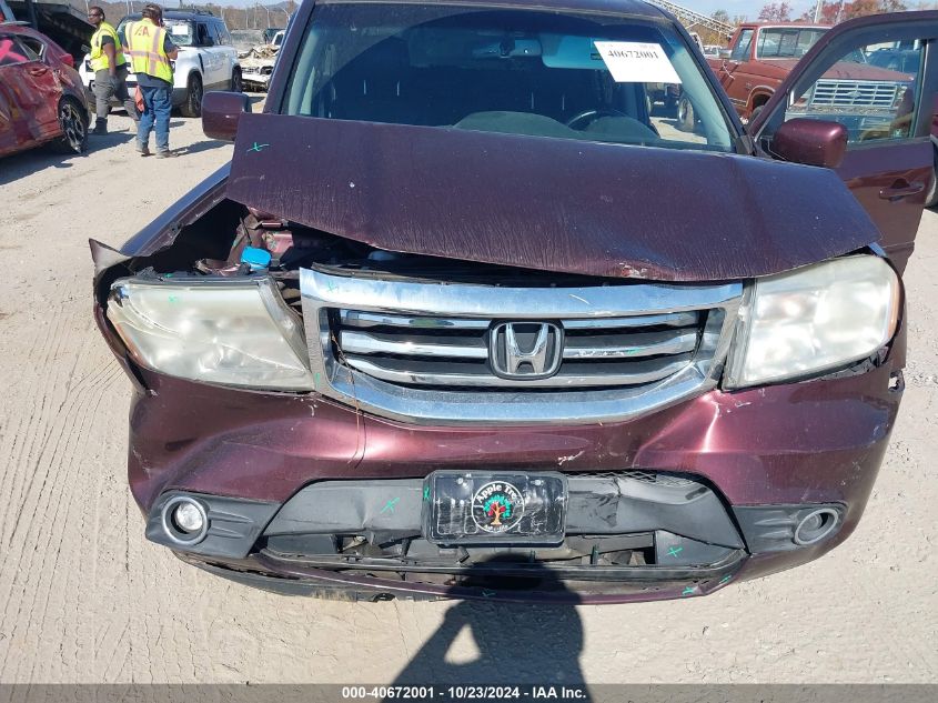 Image 6 of 2012 HONDA PILOT  salvage vehicle - Lot #40672001 at IAAI