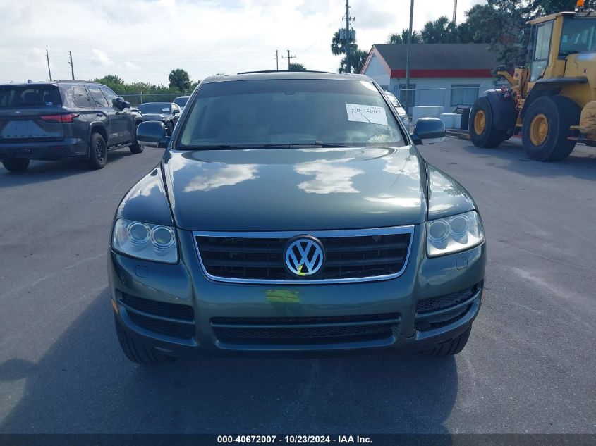 2005 Volkswagen Touareg V6 VIN: WVGBG77L25D010988 Lot: 40672007