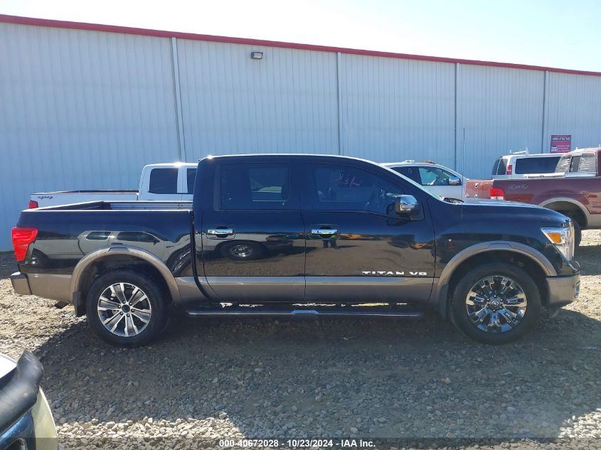 2018 Nissan Titan Platinum Reserve VIN: 1N6AA1E69JN540646 Lot: 40672028