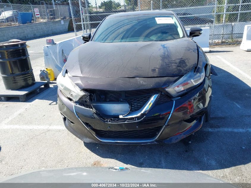 2017 Nissan Maxima 3.5 Sv VIN: 1N4AA6AP9HC424504 Lot: 40672034